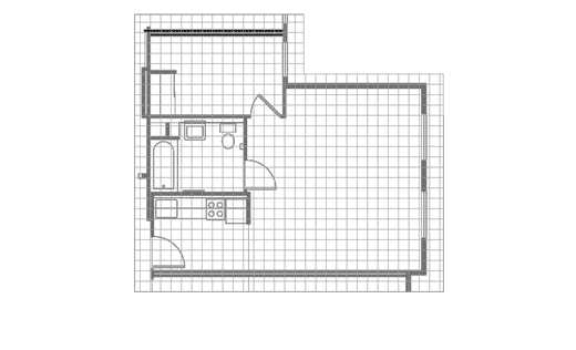 1/1 Floorplan Image