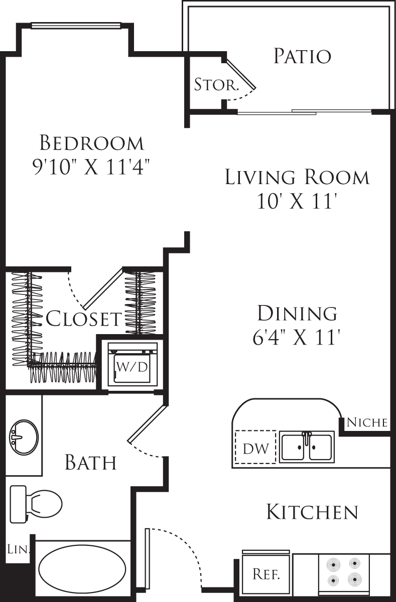 A1 -Studio Floorplan Image