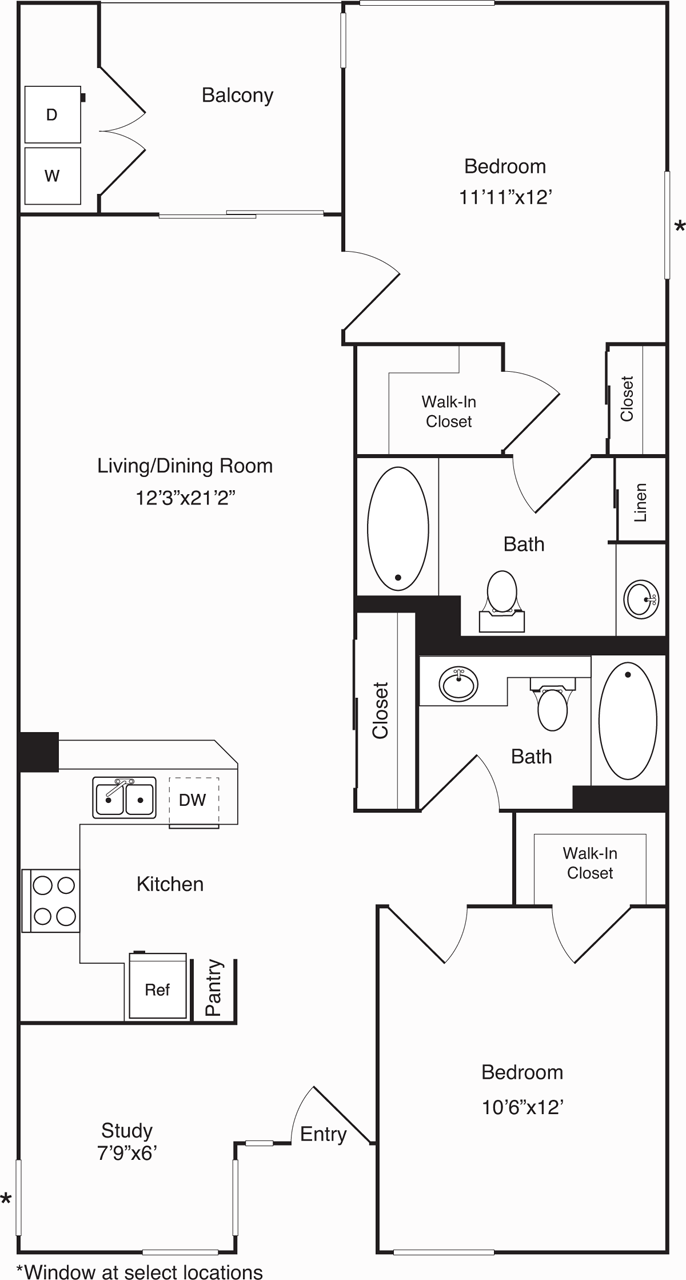 F-The Pinnacle w/study                             Floorplan Image