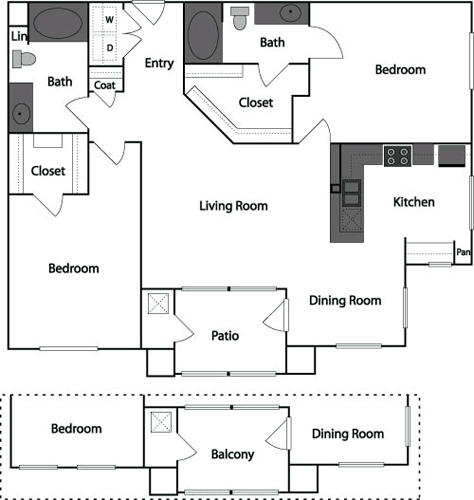 The Montevina                                      Floorplan Image