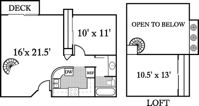 The Catalina w/loft                                Floorplan Image