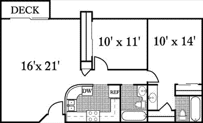 The Coronado                                       Floorplan Image