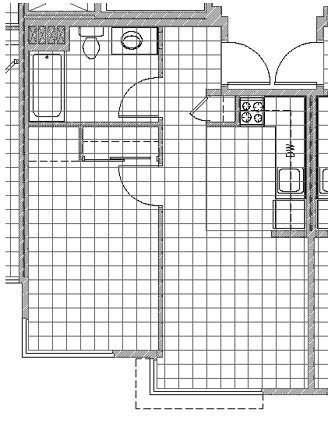 1/1 Floorplan Image