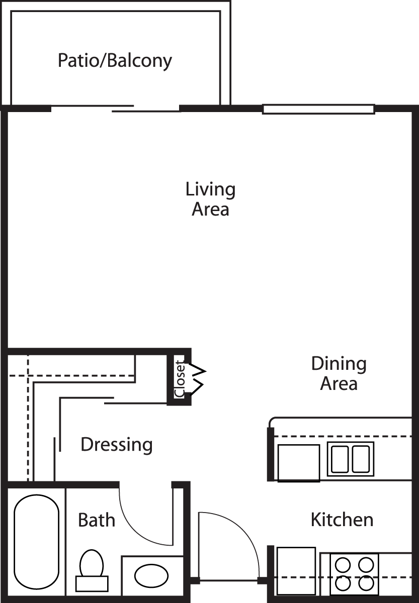 Studio Floorplan Image