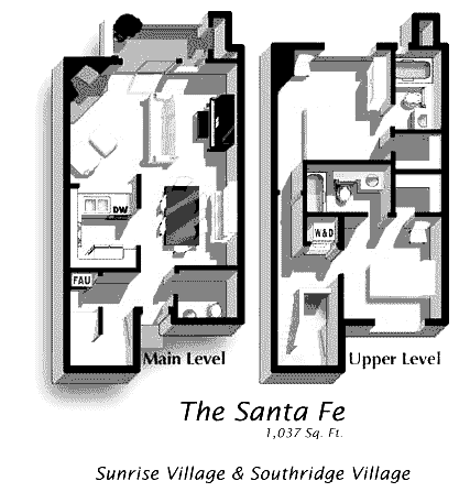 Sante Fe Townhome                                  Floorplan Image