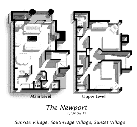 Newport Townhome                                   Floorplan Image
