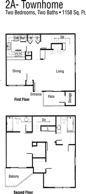 Portofino Townhome Small                           Floorplan Image