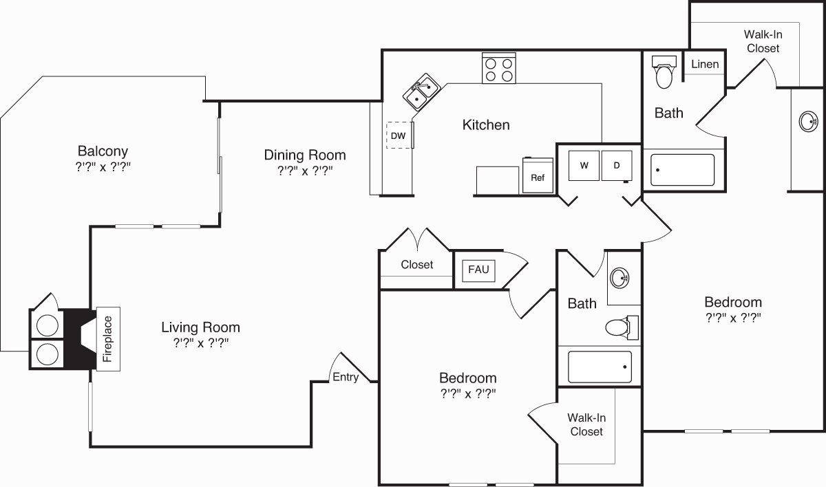 Model 1E  Loft Floorplan Image