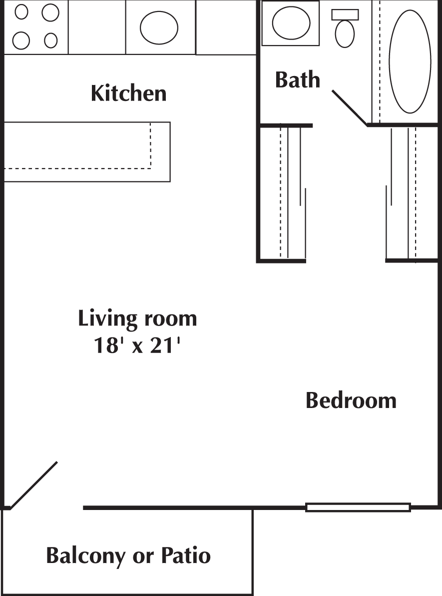 Studio Floorplan Image