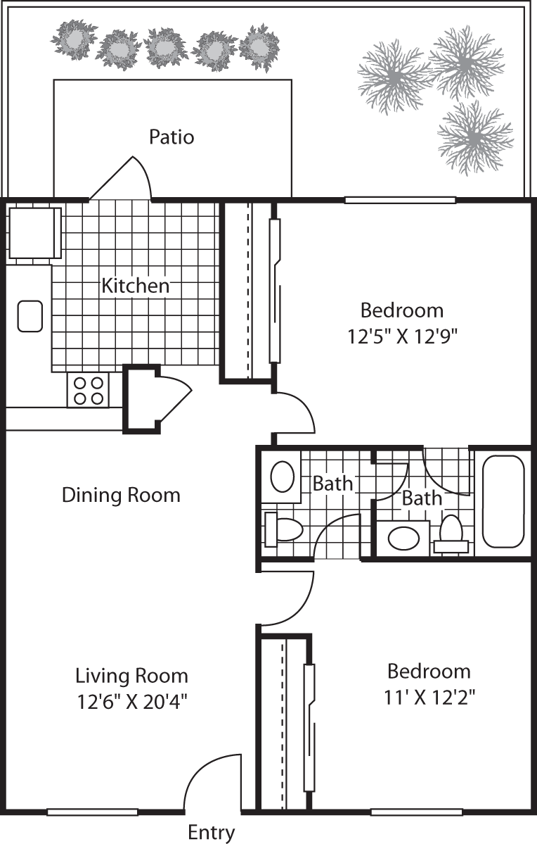 The Newport                                        Floorplan Image