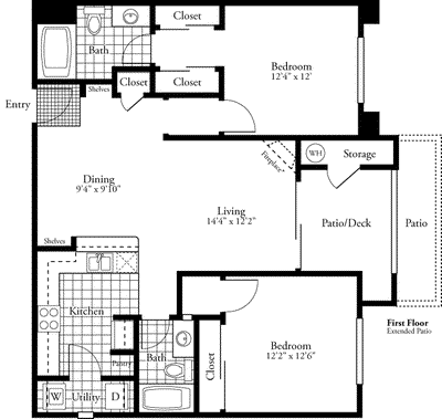 The Hollyhock                                      Floorplan Image