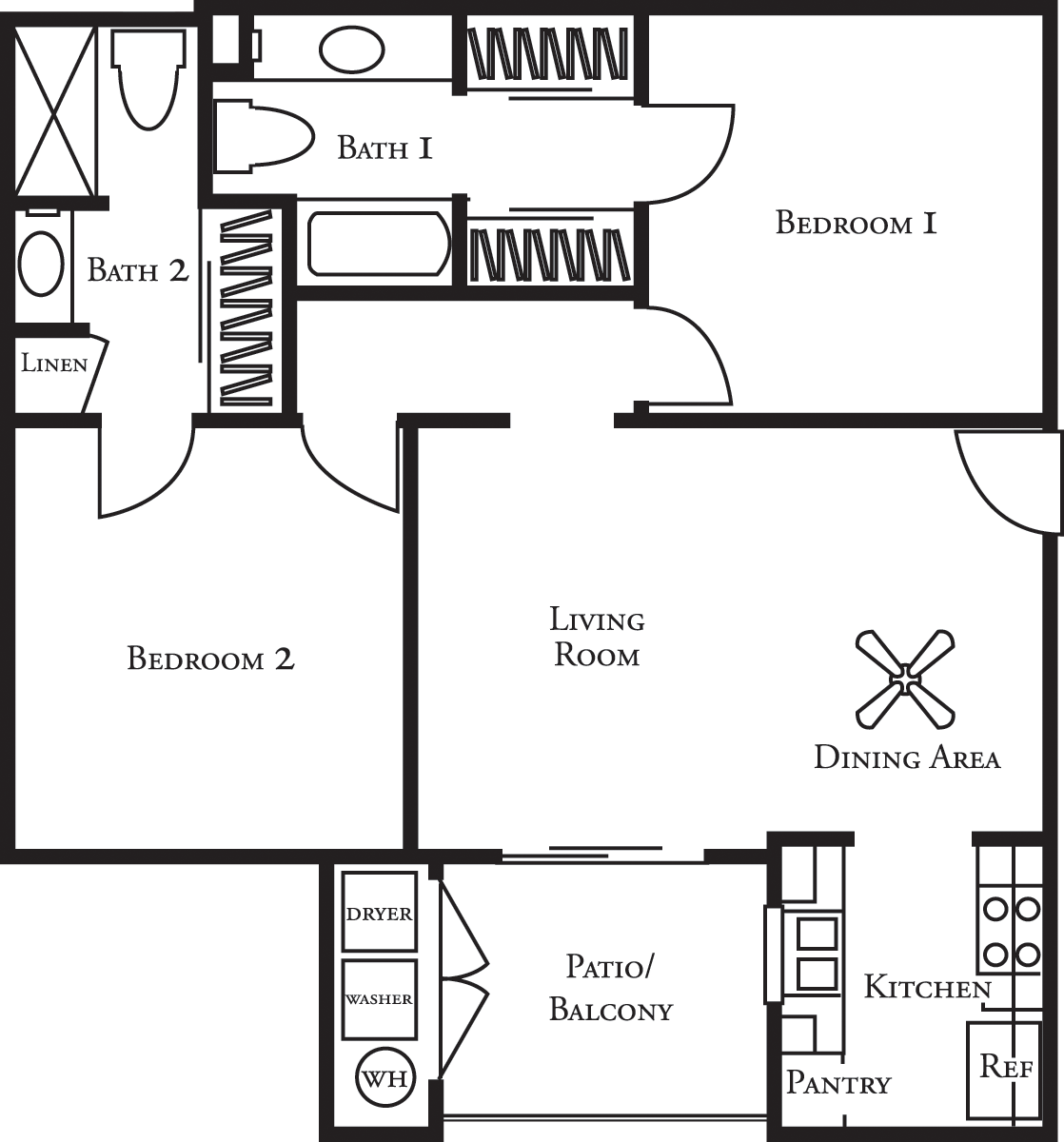 Twin Oaks Floorplan Image
