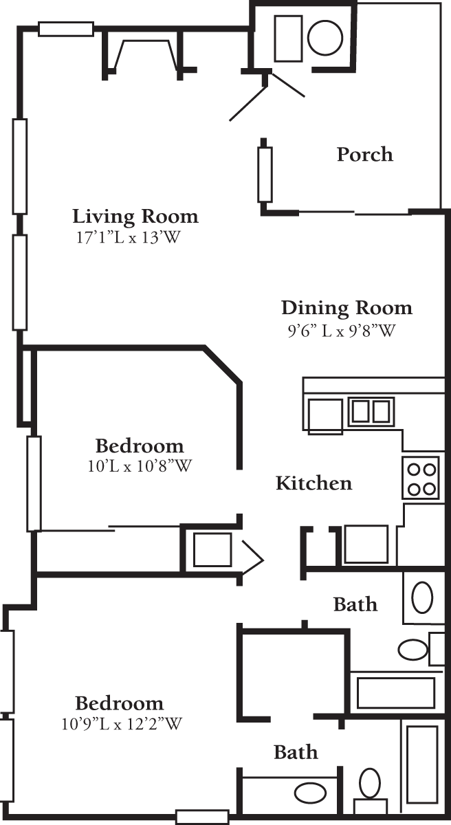 Cedarwood (2nd floor only)                         Floorplan Image