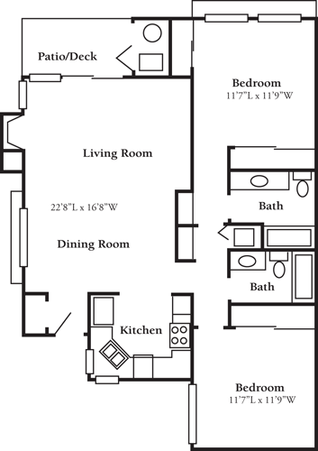 Driftwood (1st floor)                              Floorplan Image