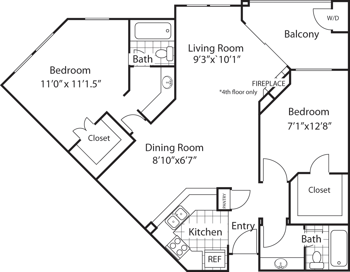 Amalfi Split Floorplan                             Floorplan Image