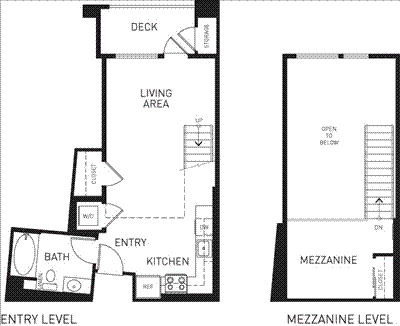 S1M with Mezzanine Floorplan Image