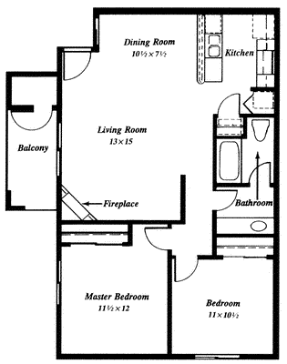 The Aspen I                                        Floorplan Image