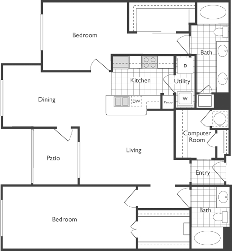 The Porter Floorplan Image