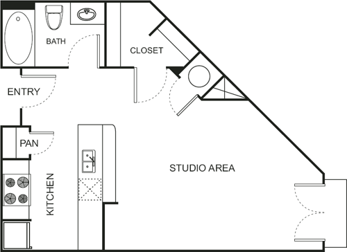 Studio Floorplan Image