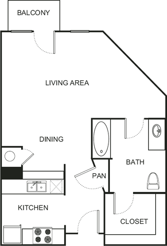 Studio Floorplan Image