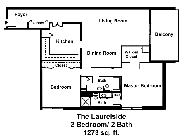 The Laurelside                                     Floorplan Image