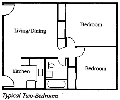 Two Bedroom                                        Floorplan Image