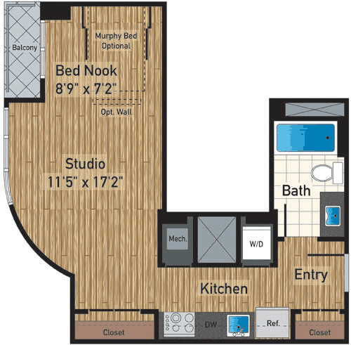 Unit 411 Floorplan Image