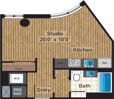 Unit 413 Floorplan Image