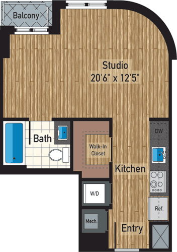 Unit 414 Floorplan Image