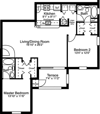The Barbados  2nd Floor                            Floorplan Image