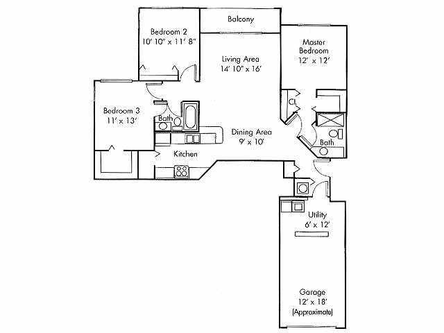 Laurel/Attached Garage                             Floorplan Image
