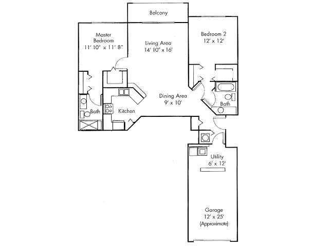 Rosewood/Attached Garage                           Floorplan Image