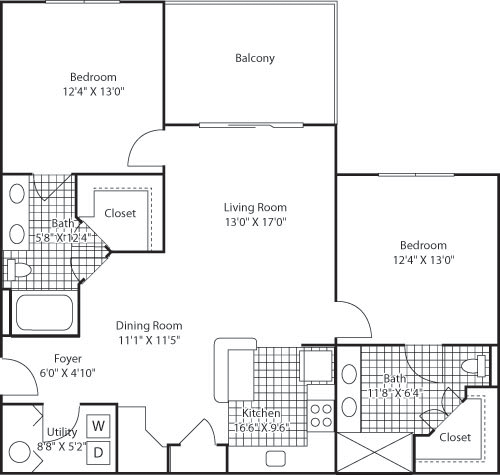 The Oak Floorplan Image