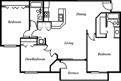 With Den                                           Floorplan Image