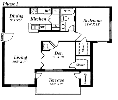St. Tropez (Den) Floorplan Image