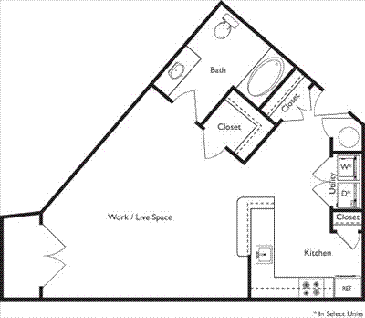Studio Floorplan Image