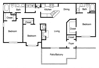 The Magnolia                                       Floorplan Image