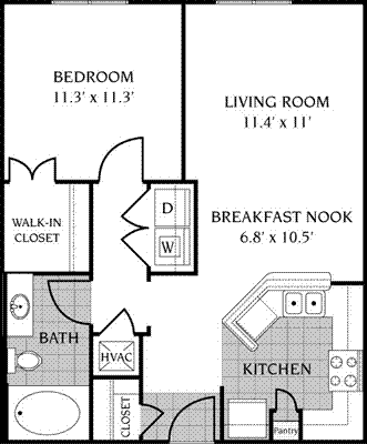 The Mitchell                                       Floorplan Image