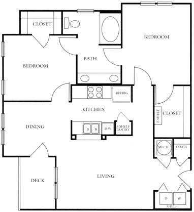 The Habersham                                      Floorplan Image