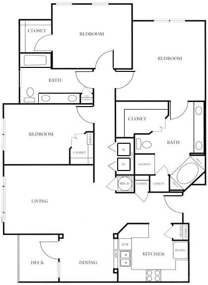 The Peachtree                                      Floorplan Image