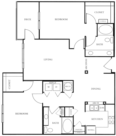 The Piedmont                                       Floorplan Image