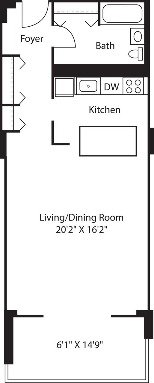 Studio Floorplan Image