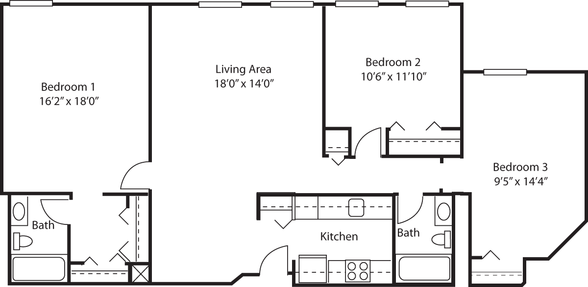 The Porter BF Floorplan Image