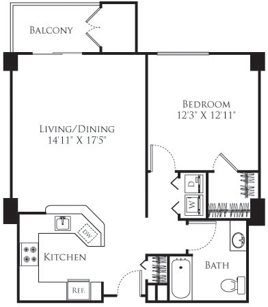 Rosecliff II- 1HA Floorplan Image