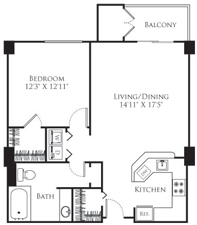Rosecliff II- Bluehills1A Floorplan Image