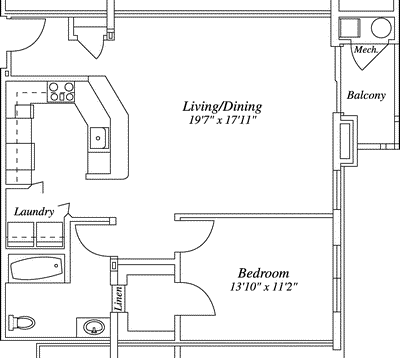 1B Floorplan Image