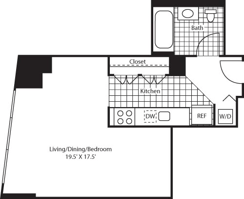 Studio Floorplan Image