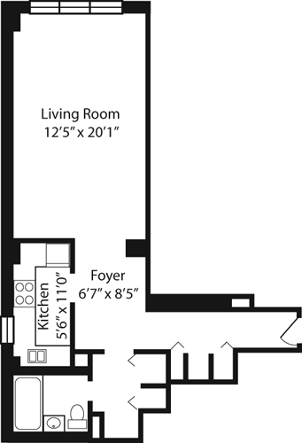 Studio Floorplan Image