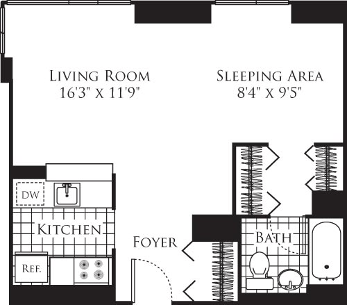 Unit J 6-32 Floorplan Image