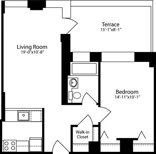 Plan M, floor 11                                   Floorplan Image